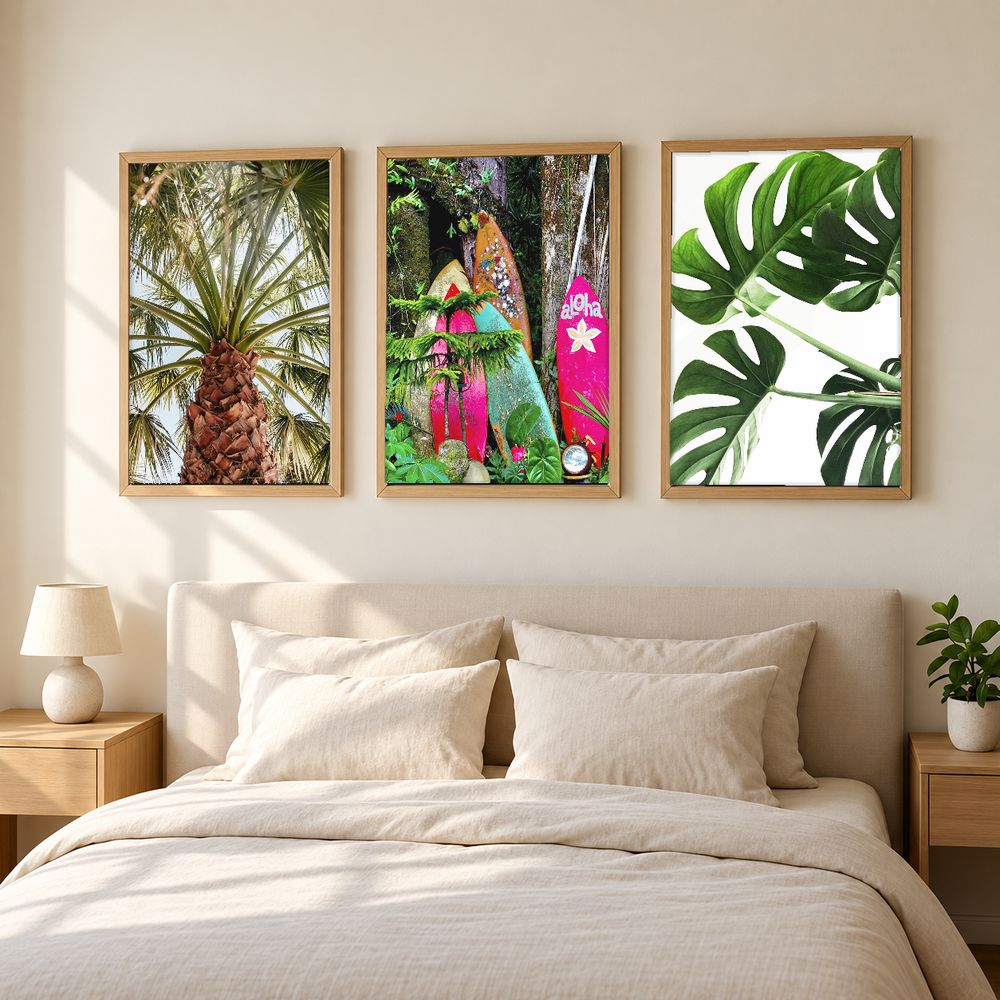 Set de 3 cuadros decorativos que combinan