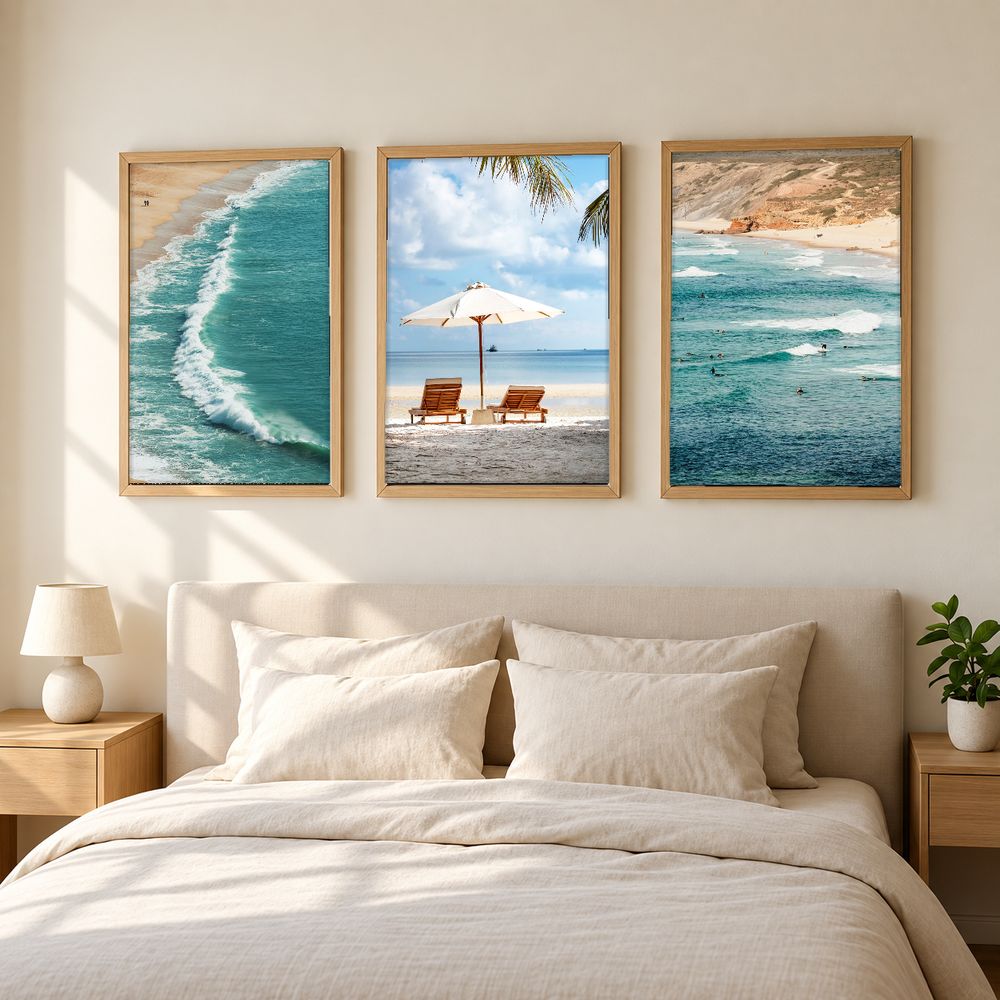 Set de 3 cuadros decorativos que combinan