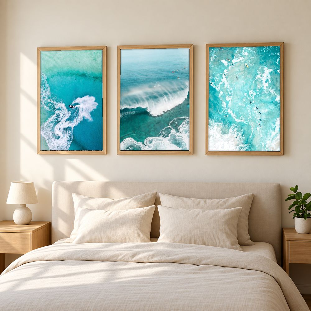 Set de 3 cuadros decorativos que combinan