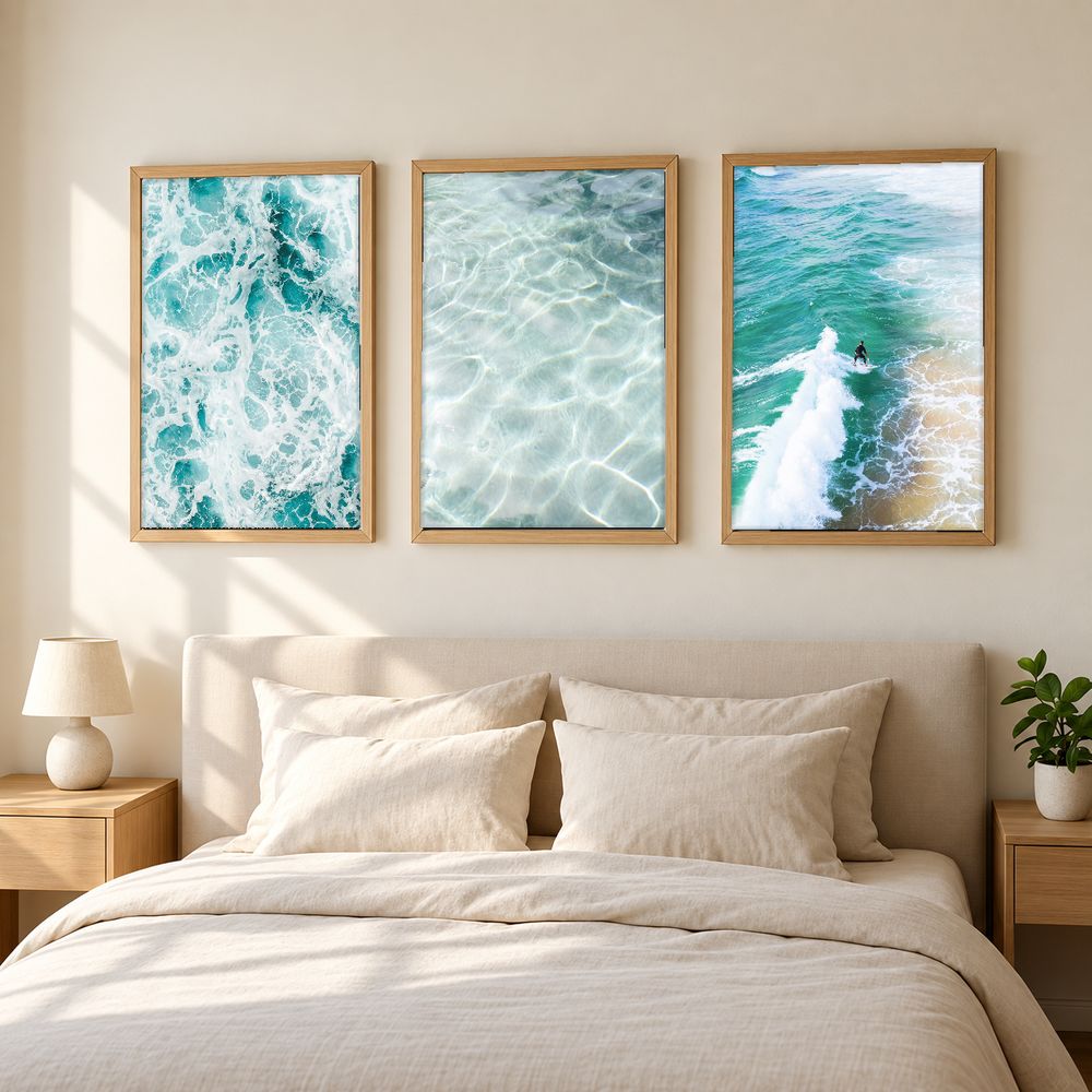 Set de 3 cuadros decorativos que combinan