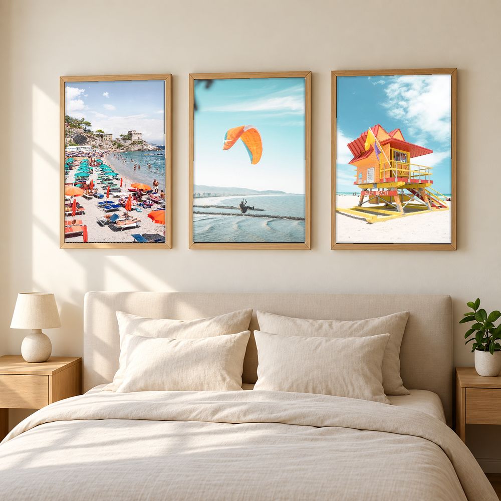 Set de 3 cuadros decorativos que combinan