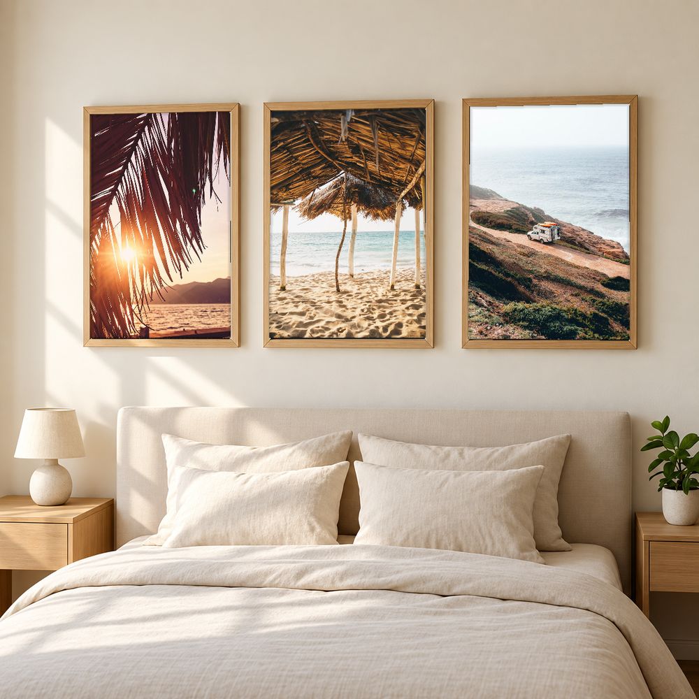 Set de 3 cuadros decorativos que combinan