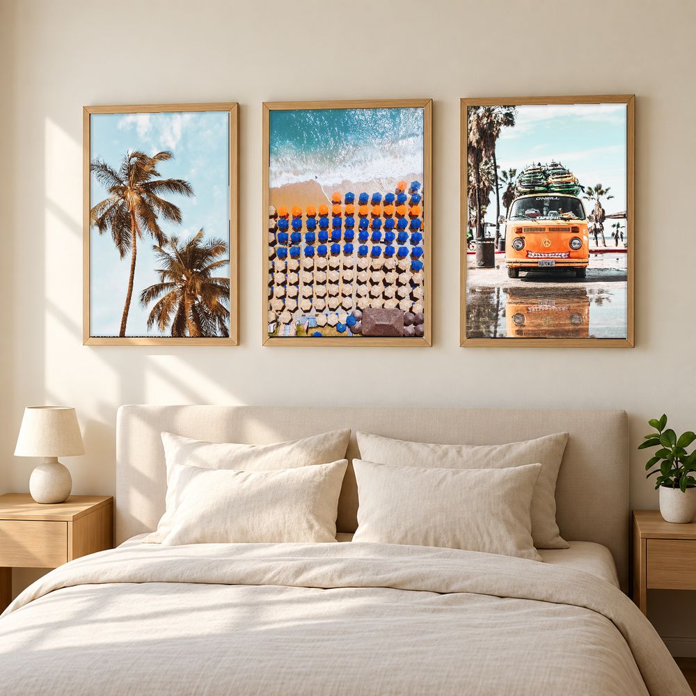 Set de 3 cuadros decorativos que combinan