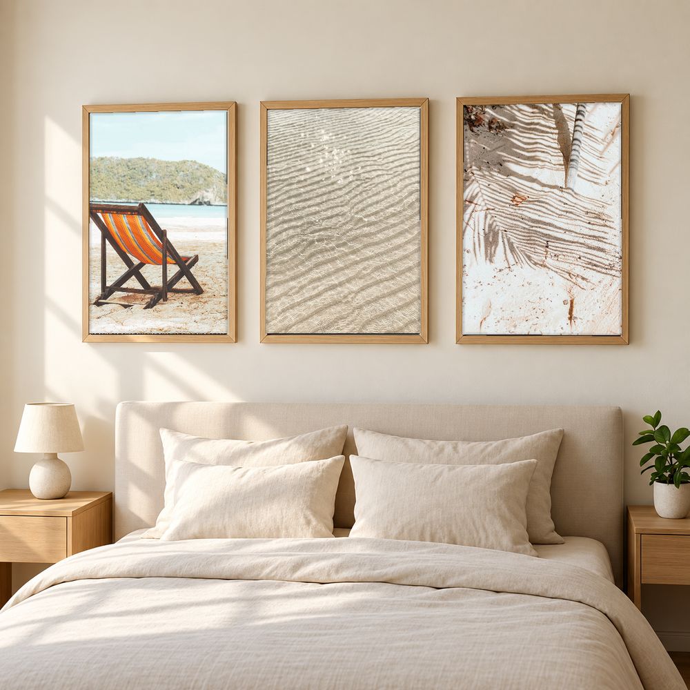Set de 3 cuadros decorativos que combinan