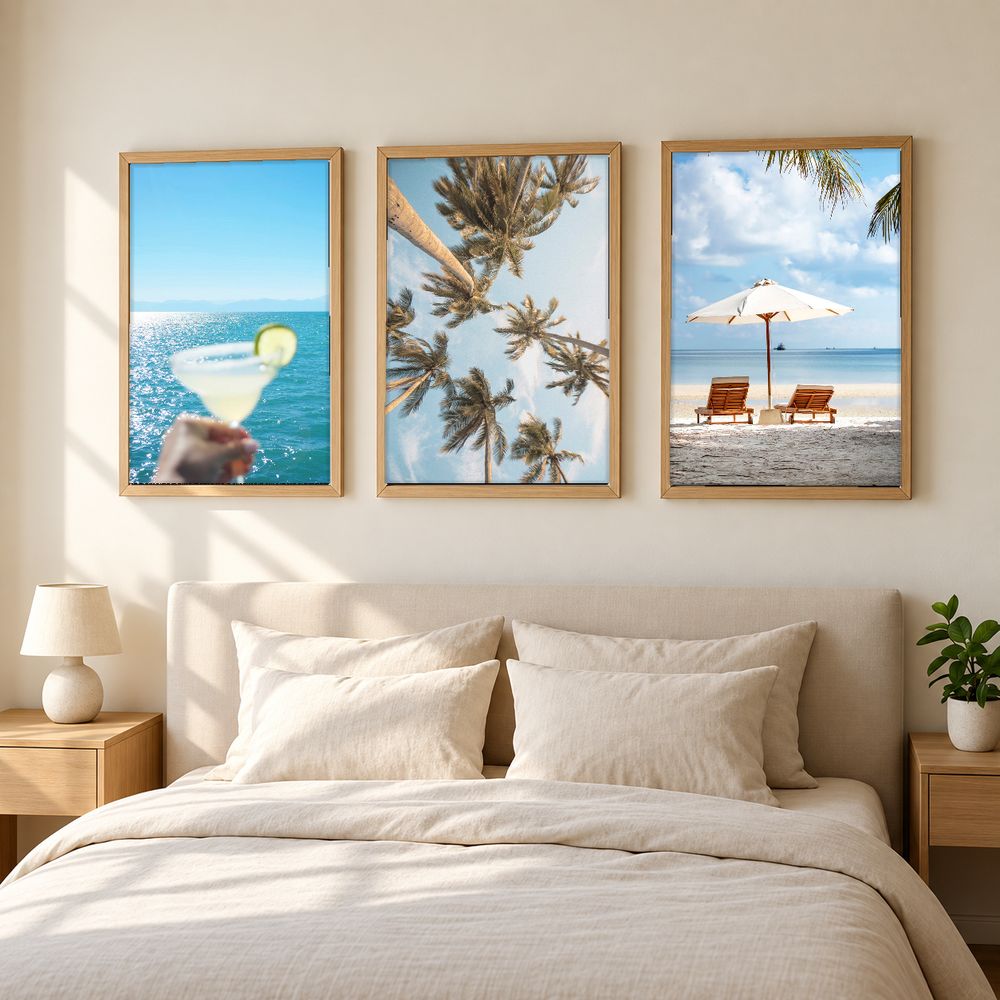 Set de 3 cuadros decorativos que combinan
