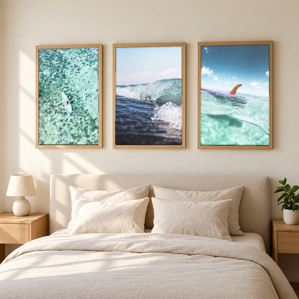 Set de 3 cuadros decorativos que combinan