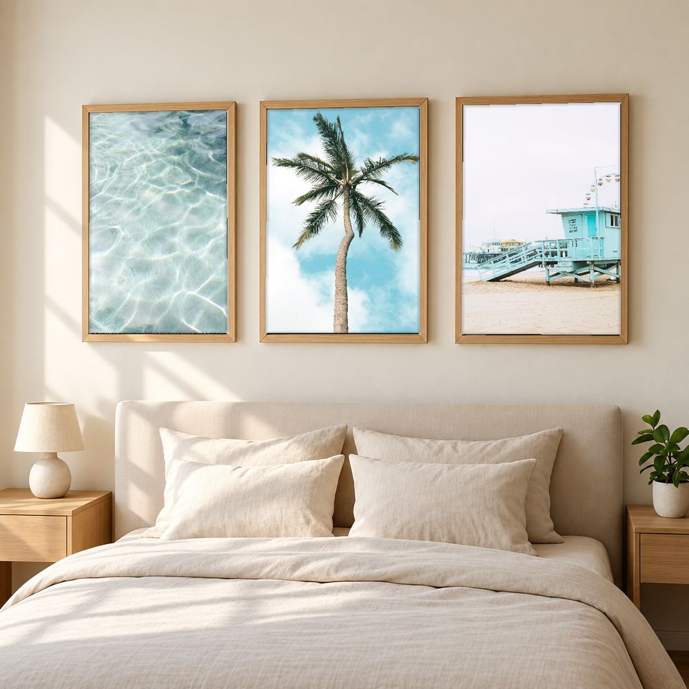 Set de 3 cuadros decorativos que combinan