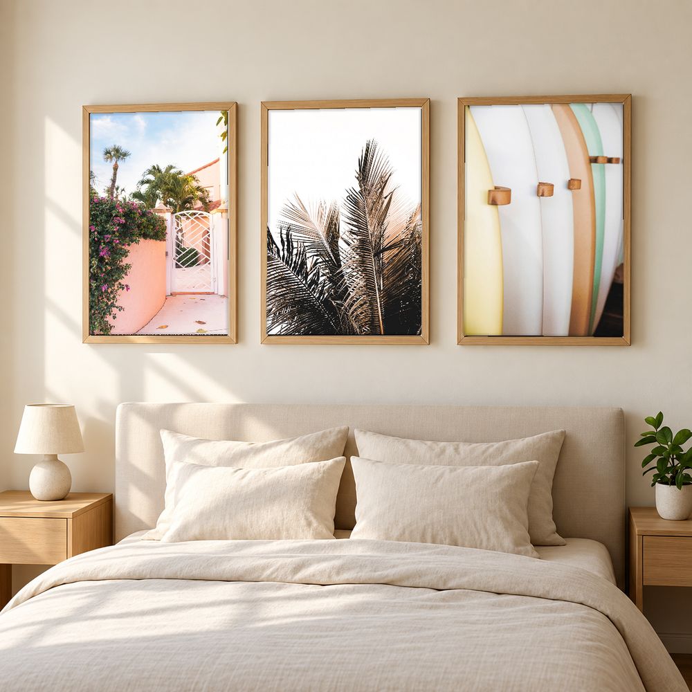 Set de 3 cuadros decorativos que combinan
