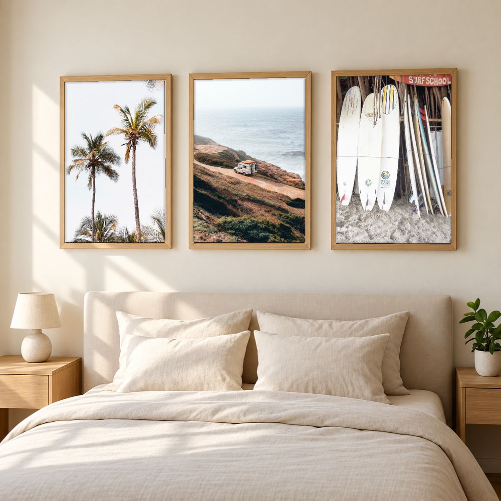 Set de 3 cuadros decorativos que combinan