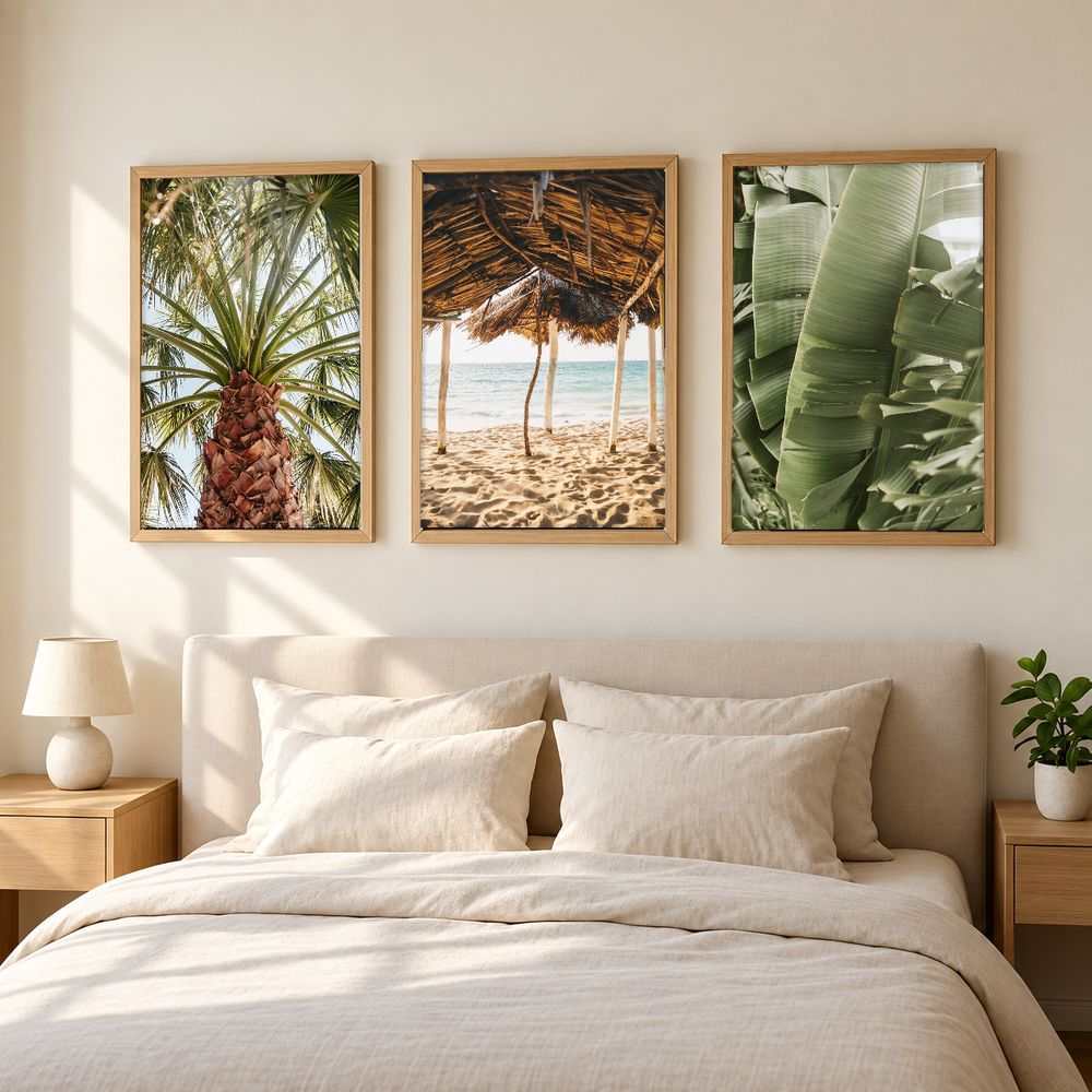 Set de 3 cuadros decorativos que combinan