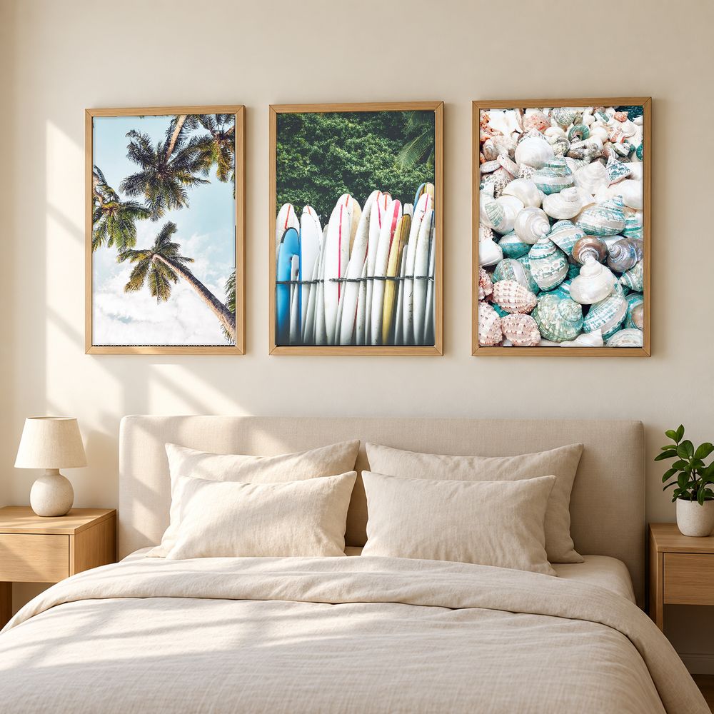 Set de 3 cuadros decorativos que combinan