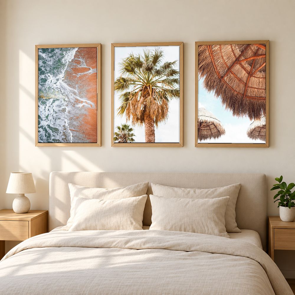 Set de 3 cuadros decorativos que combinan
