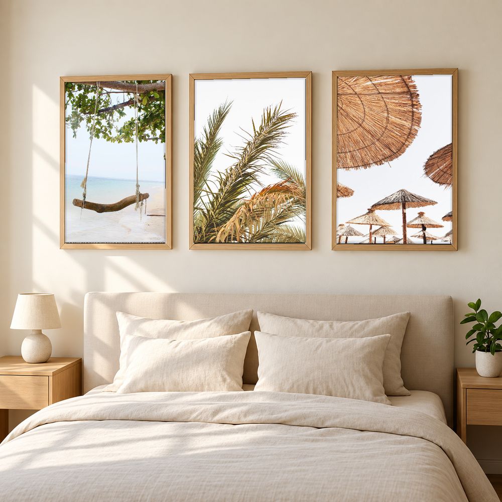 Set de 3 cuadros decorativos que combinan