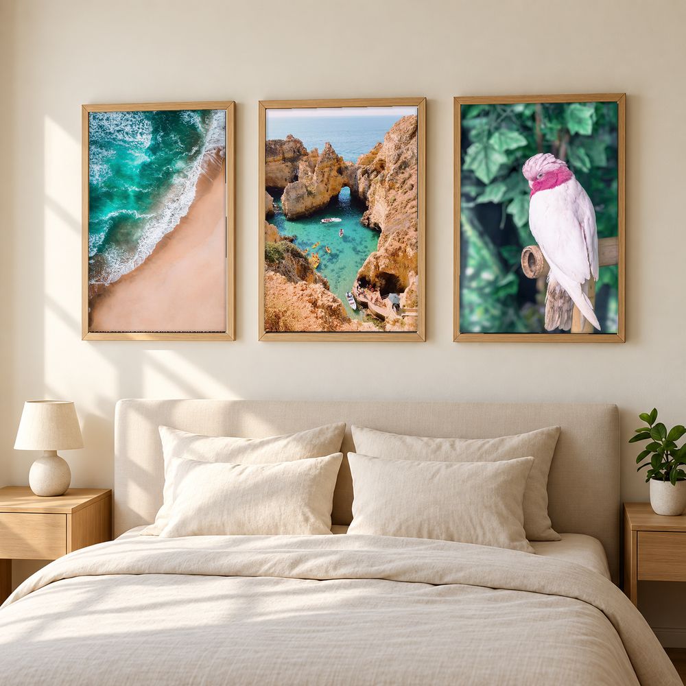 Set de 3 cuadros decorativos que combinan