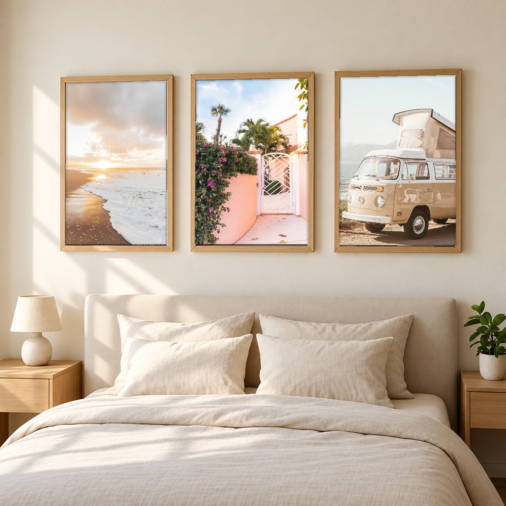 Set de 3 cuadros decorativos que combinan