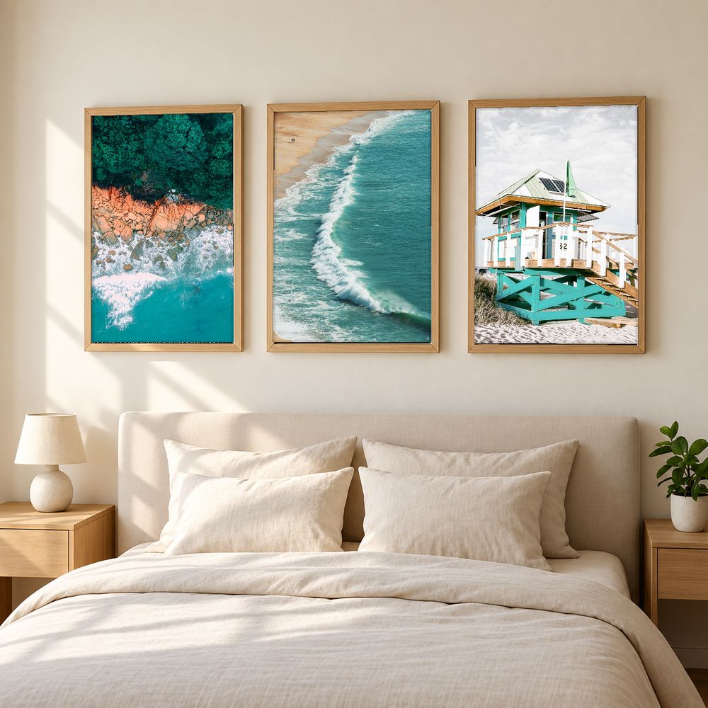 Set de 3 cuadros decorativos que combinan