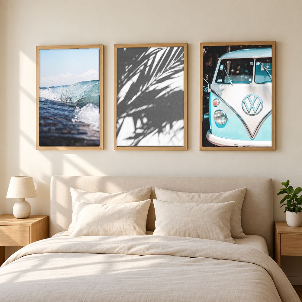 Set de 3 cuadros decorativos que combinan