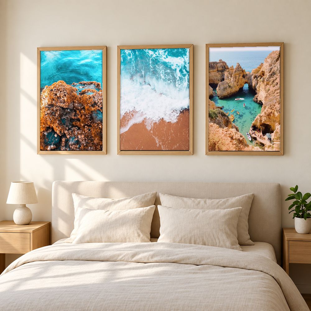 Set de 3 cuadros decorativos que combinan