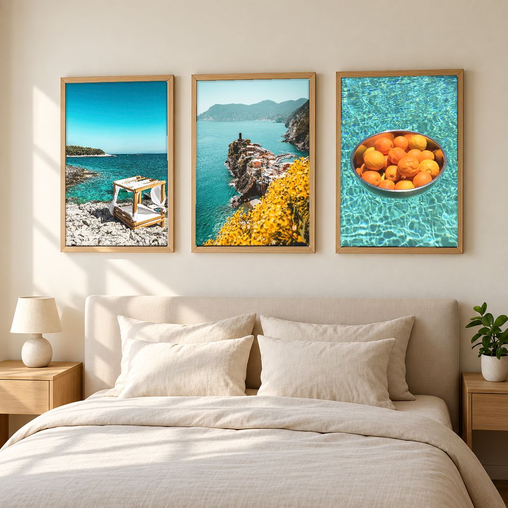 Set de 3 cuadros decorativos que combinan
