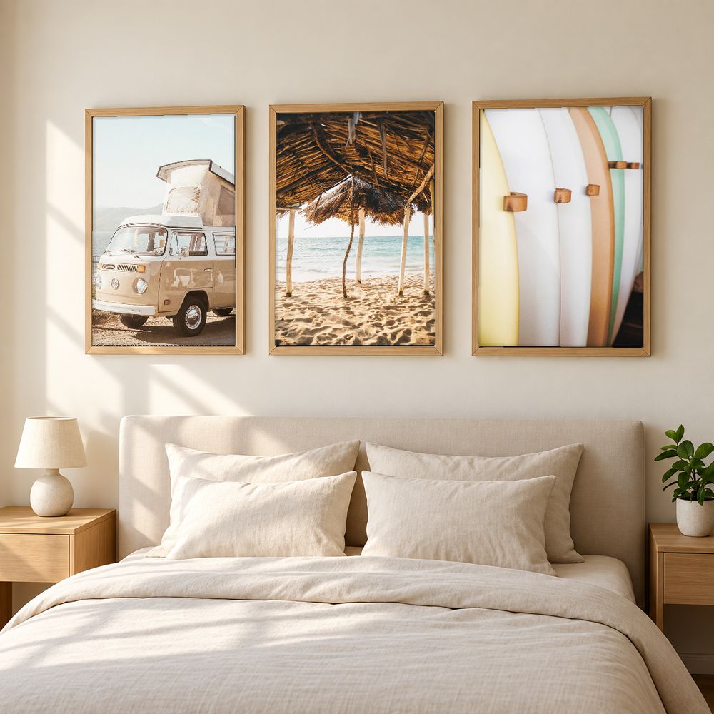 Set de 3 cuadros decorativos que combinan