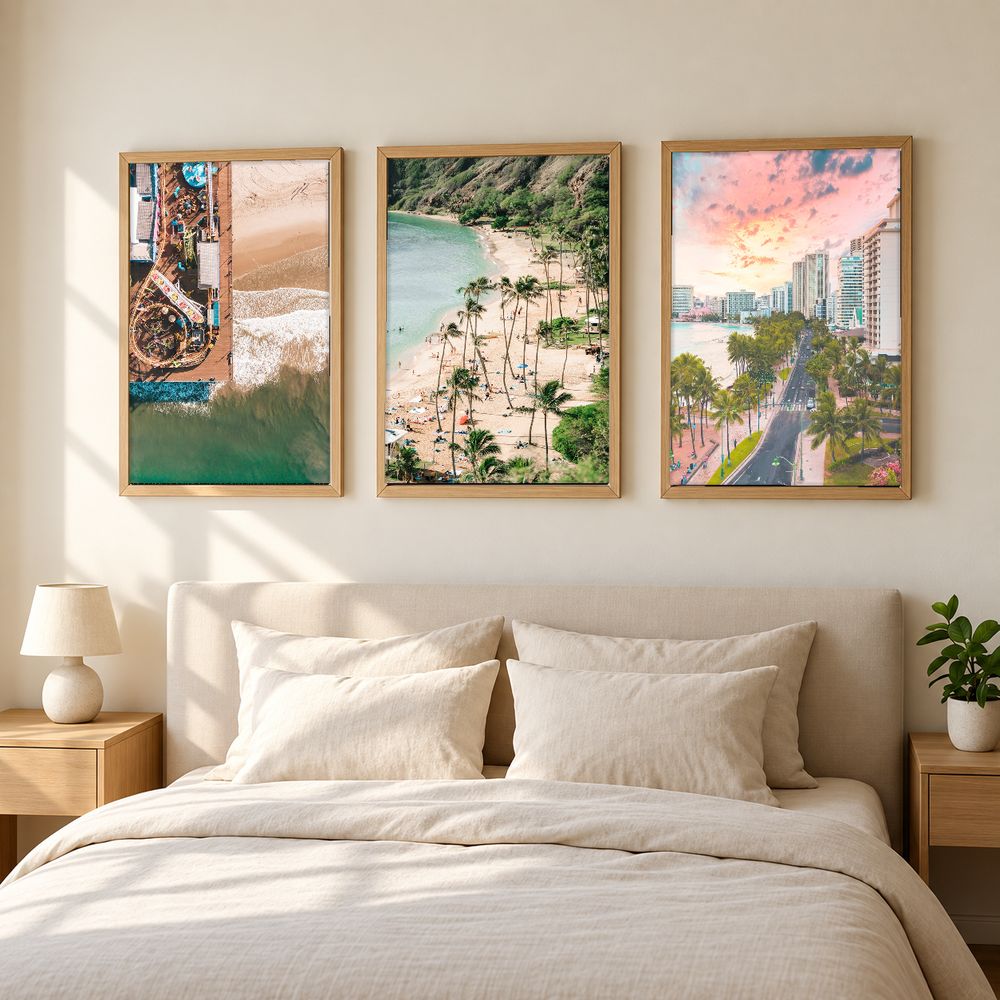 Set de 3 cuadros decorativos que combinan