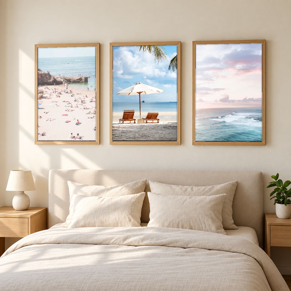 Set de 3 cuadros decorativos que combinan