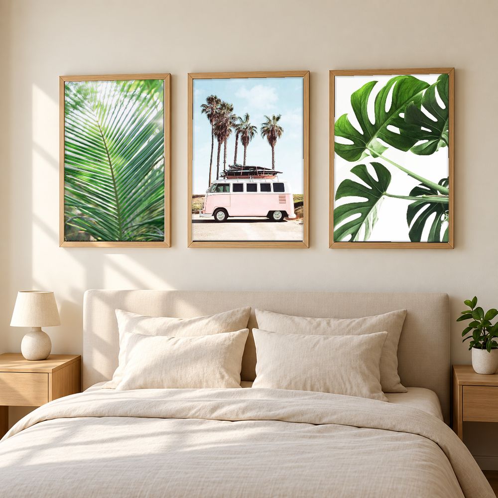 Set de 3 cuadros decorativos que combinan