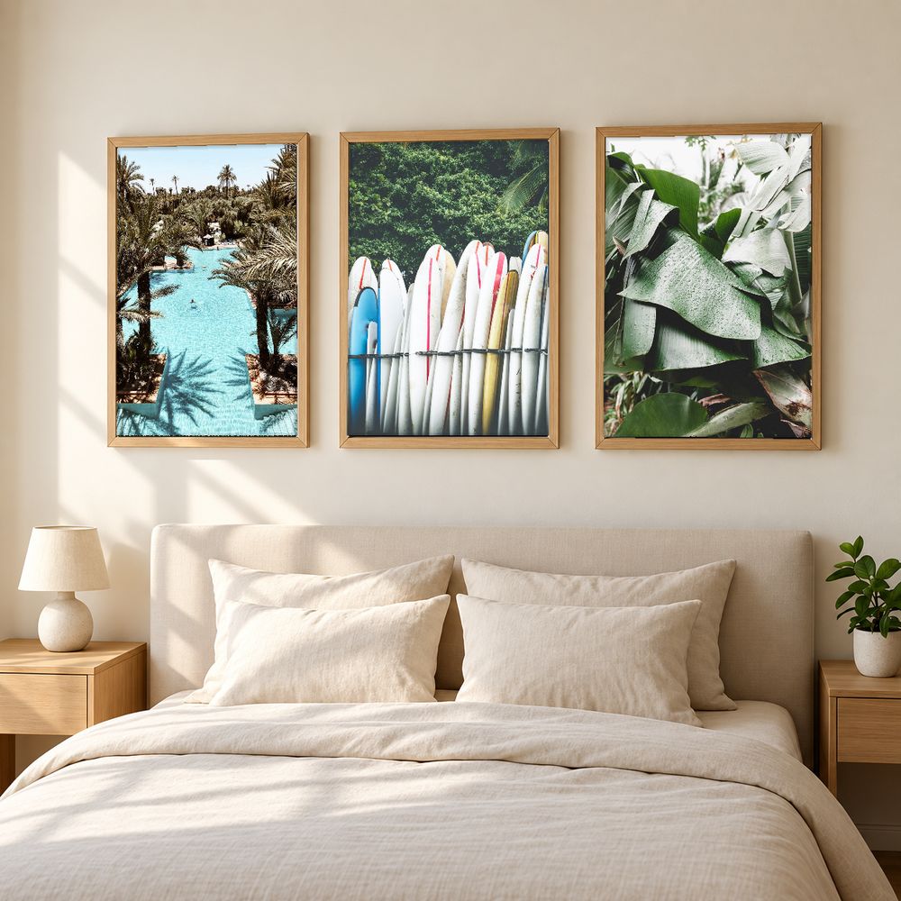 Set de 3 cuadros decorativos que combinan