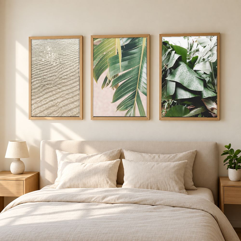 Set de 3 cuadros decorativos que combinan