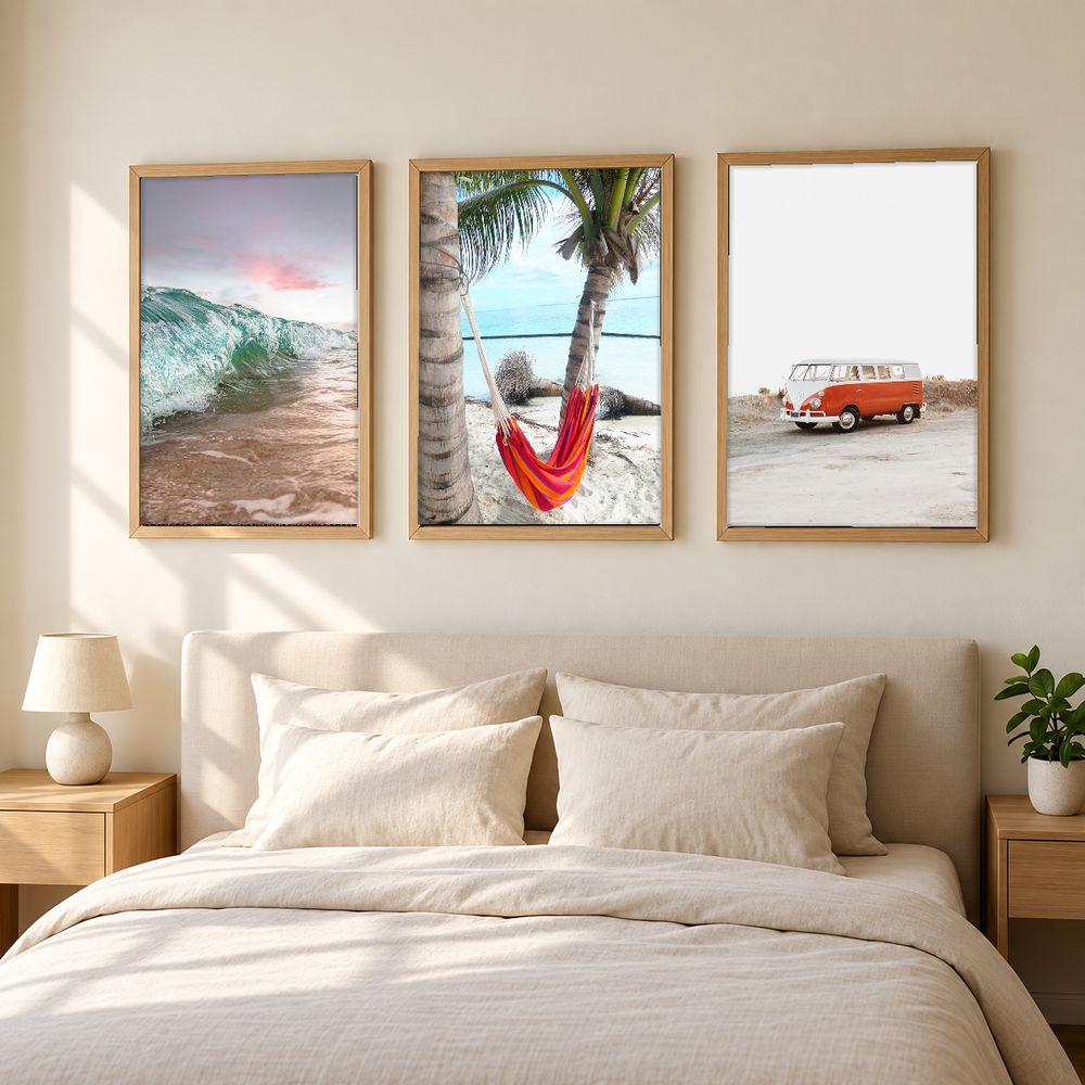 Set de 3 cuadros decorativos que combinan