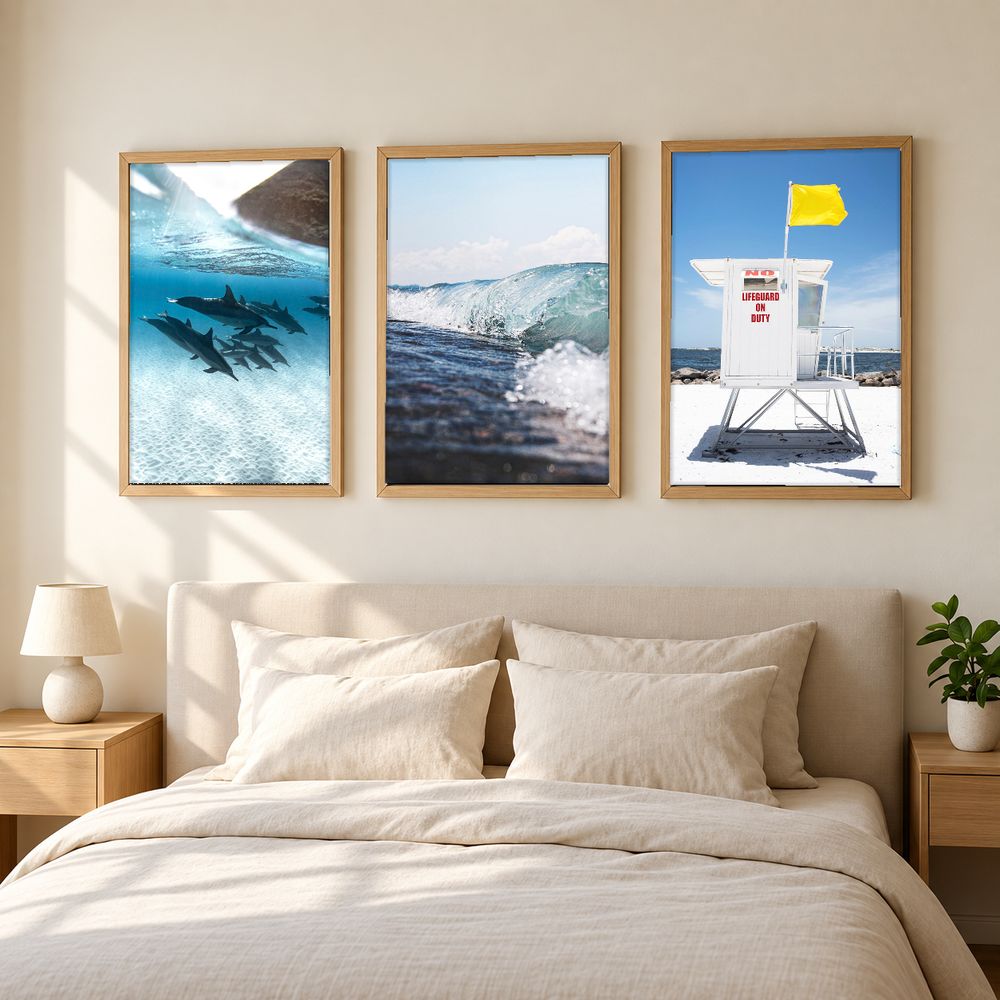 Set de 3 cuadros decorativos que combinan