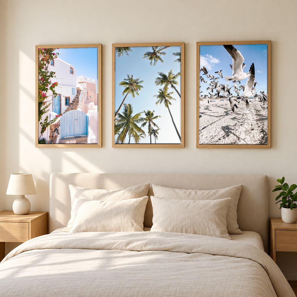 Set de 3 cuadros decorativos que combinan