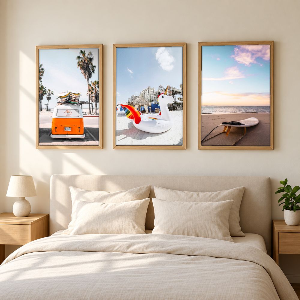 Set de 3 cuadros decorativos que combinan