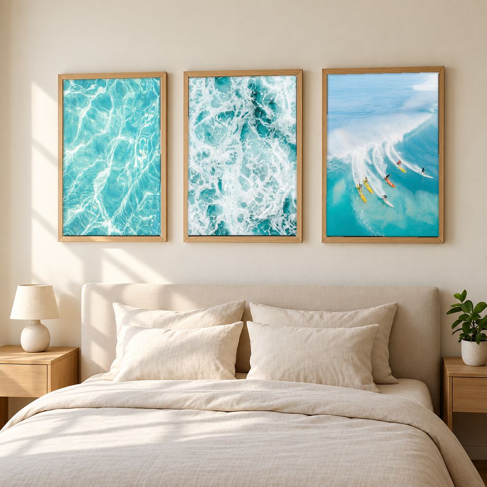 Set de 3 cuadros decorativos que combinan