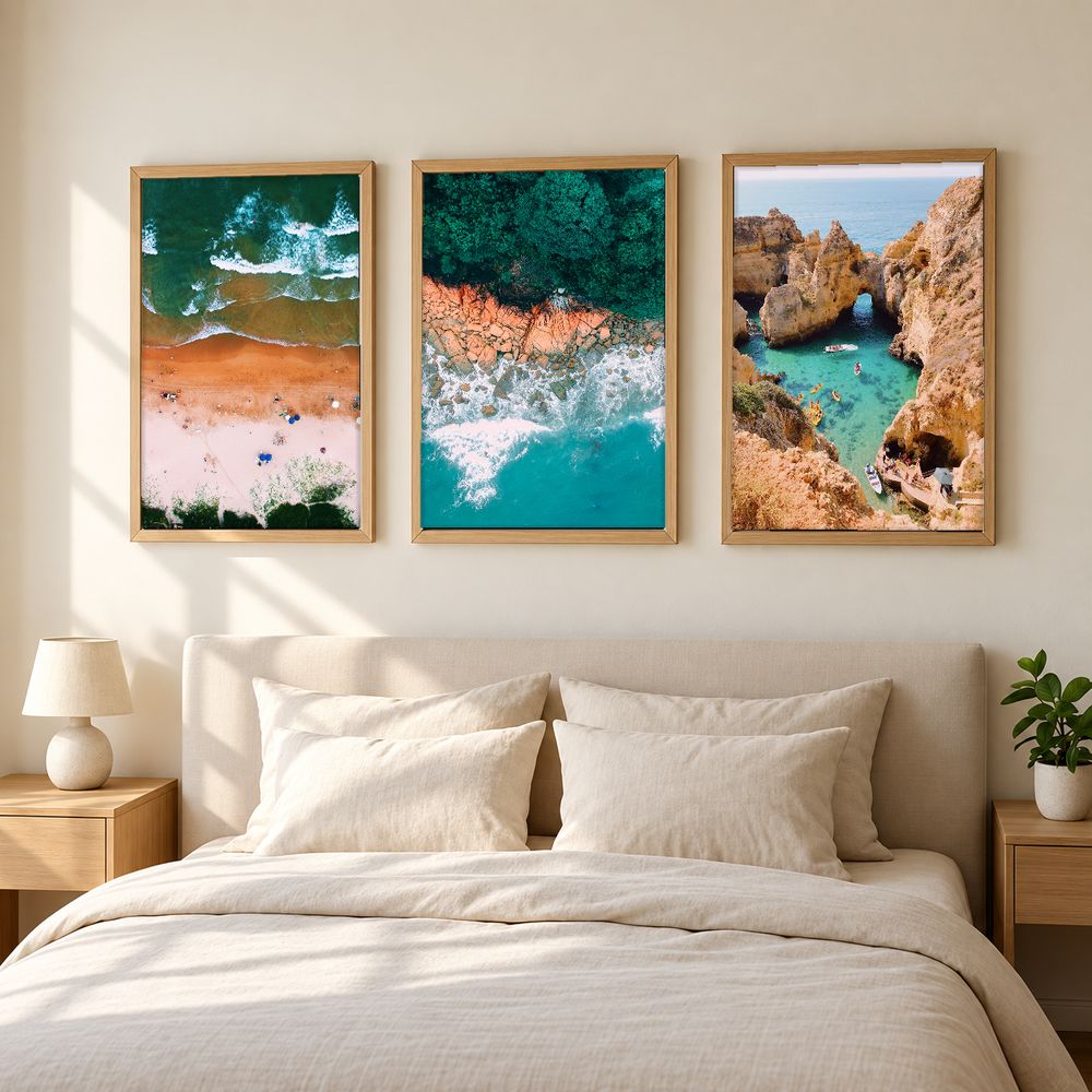 Set de 3 cuadros decorativos que combinan