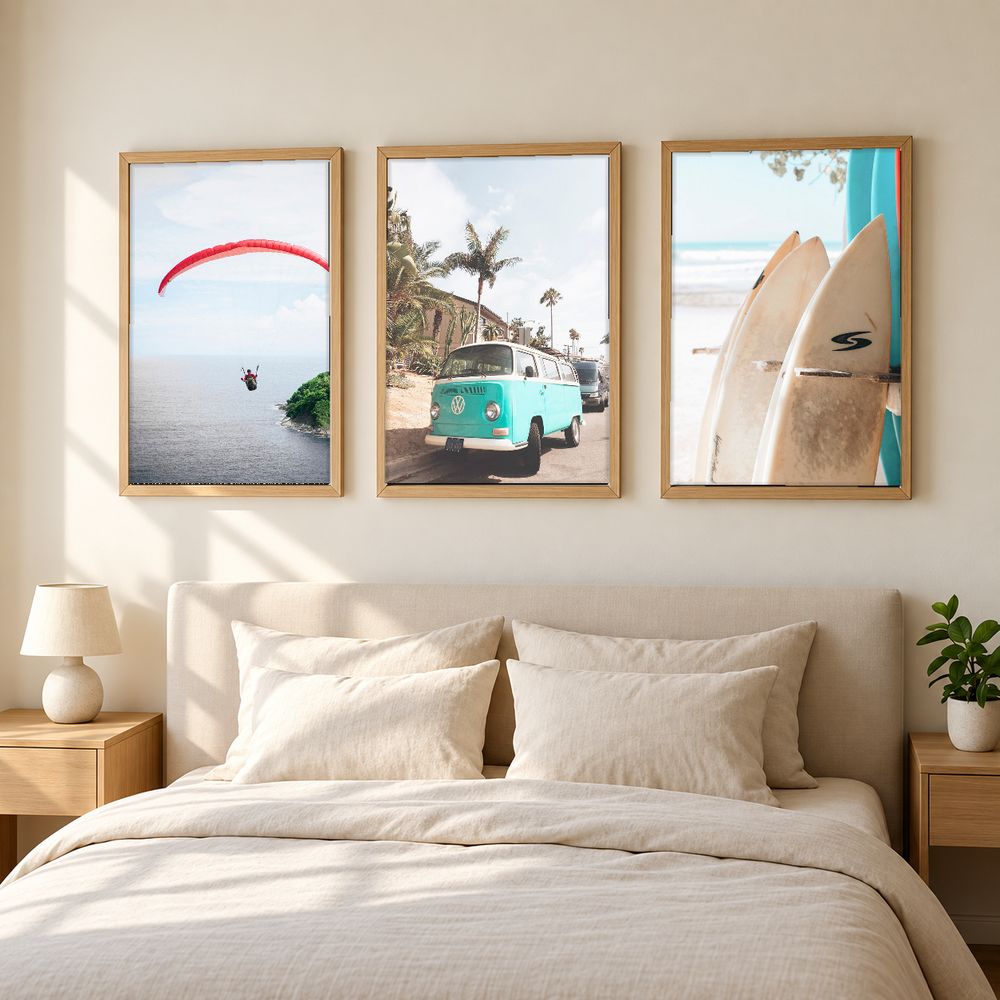 Set de 3 cuadros decorativos que combinan