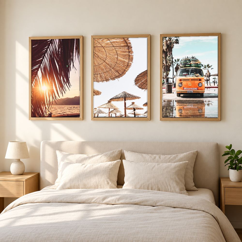 Set de 3 cuadros decorativos que combinan