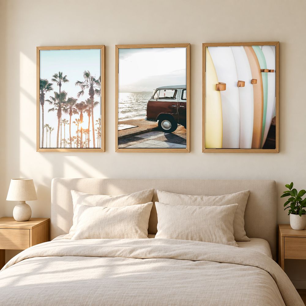 Set de 3 cuadros decorativos que combinan