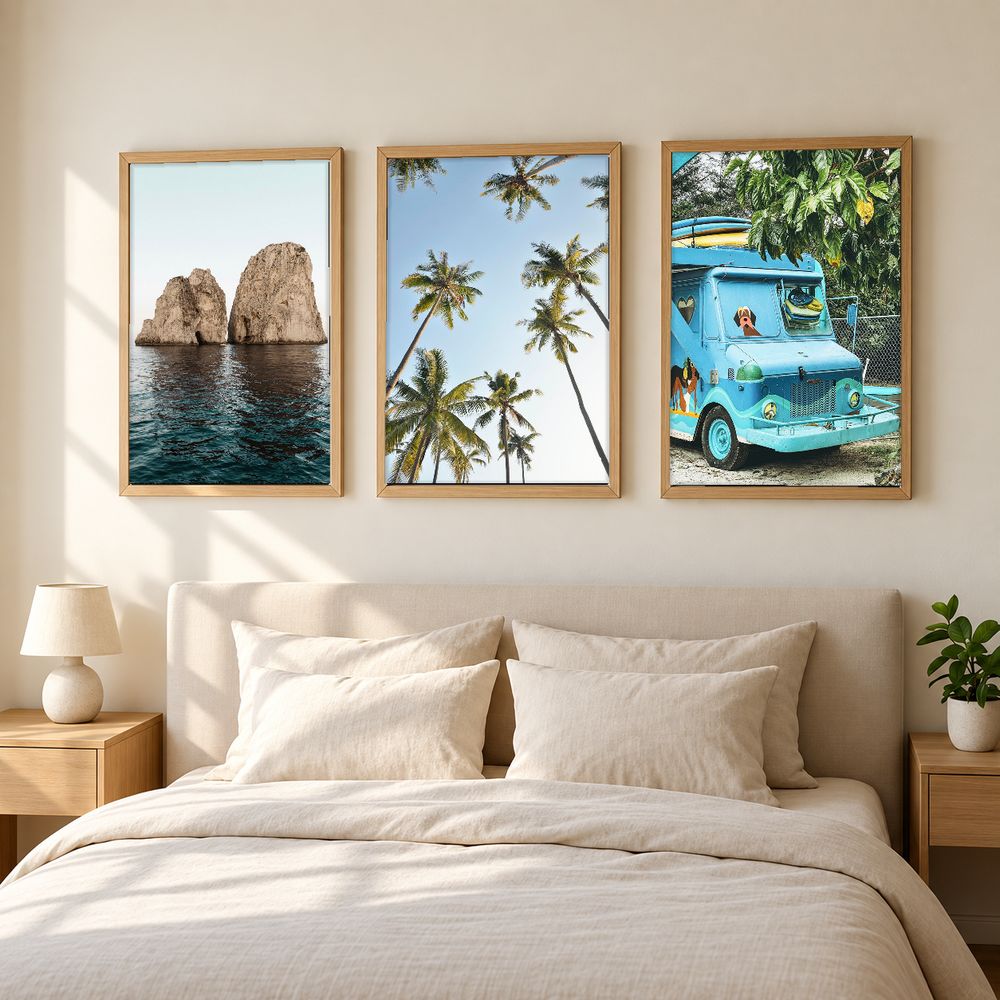 Set de 3 cuadros decorativos que combinan