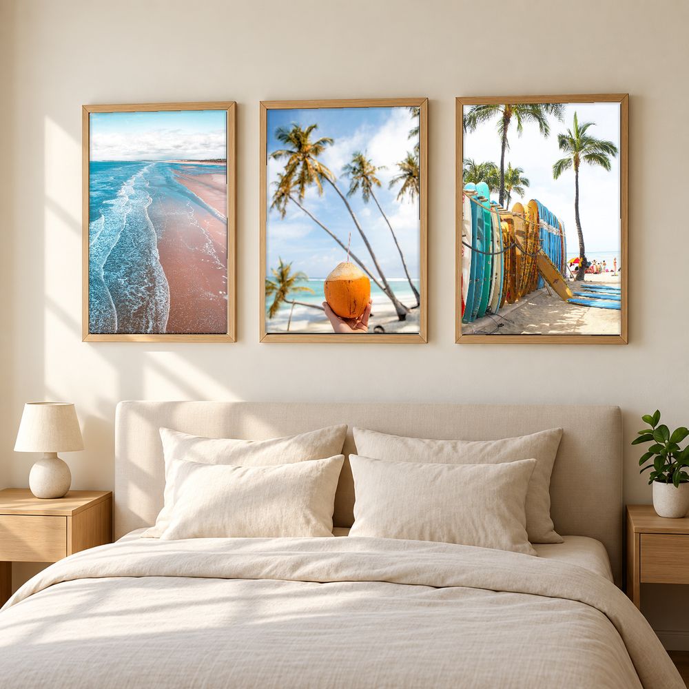 Set de 3 cuadros decorativos que combinan