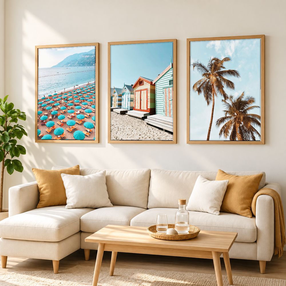Set de 3 cuadros decorativos que combinan