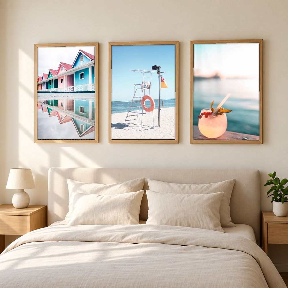 Set de 3 cuadros decorativos que combinan