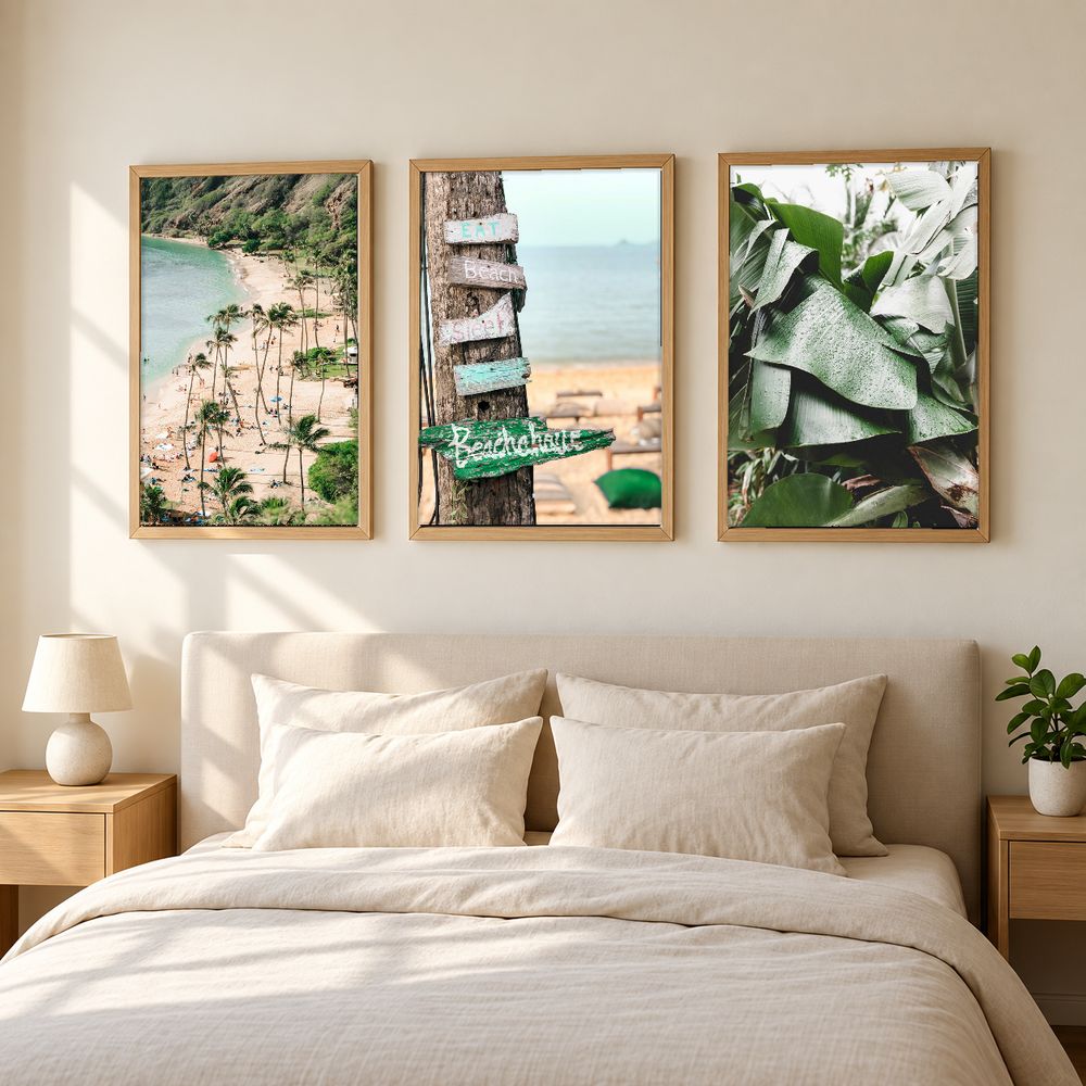 Set de 3 cuadros decorativos que combinan
