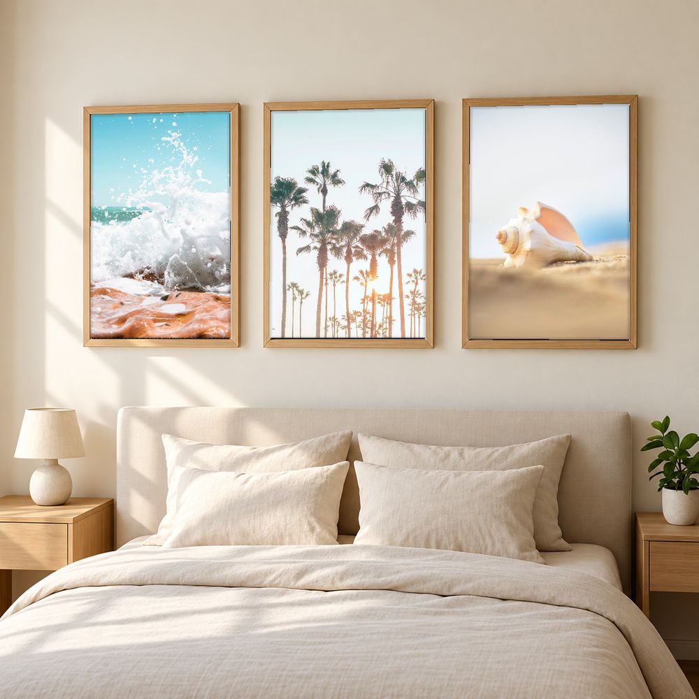 Set de 3 cuadros decorativos que combinan