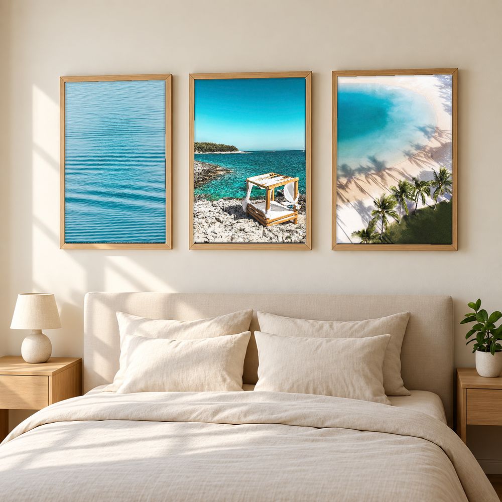 Set de 3 cuadros decorativos que combinan