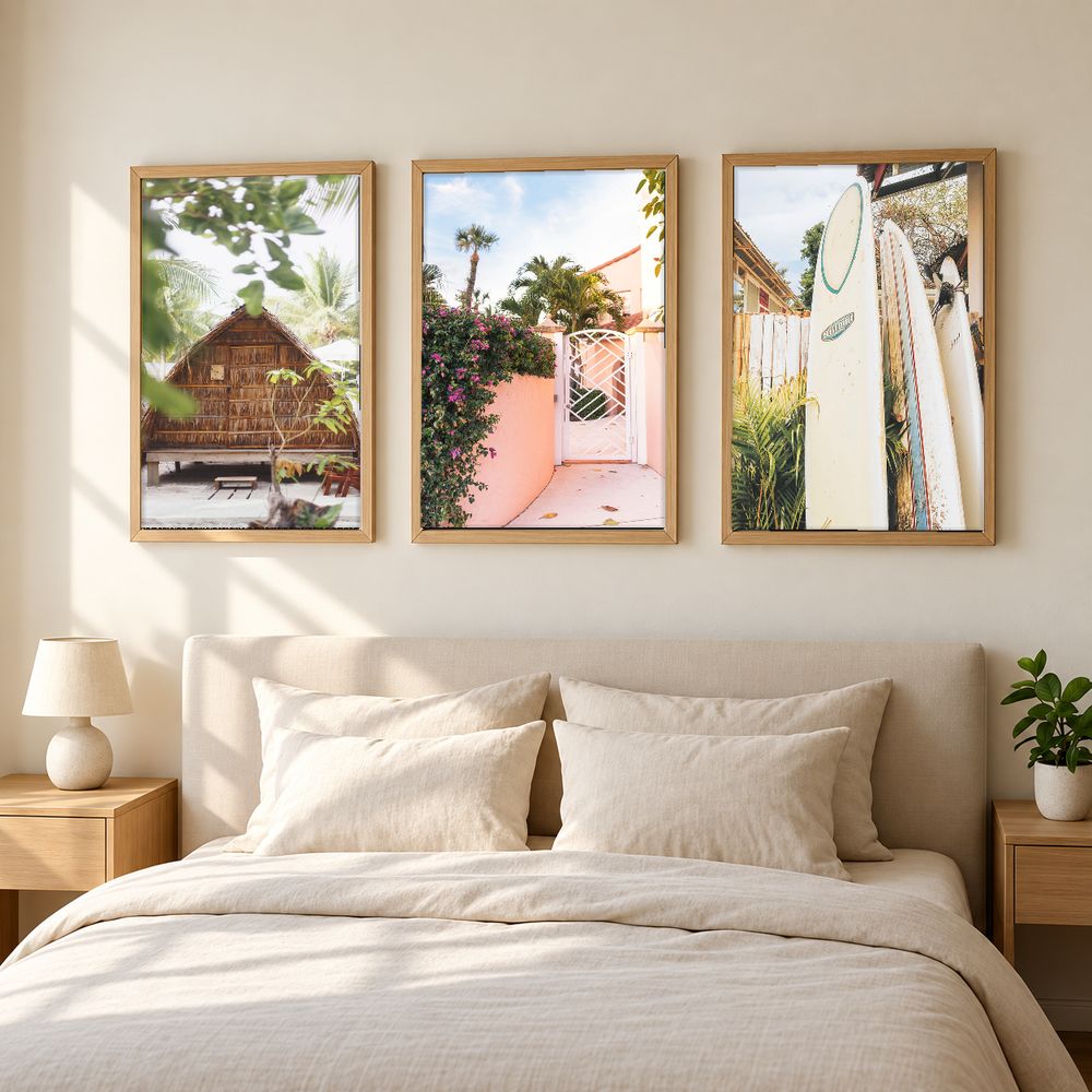 Set de 3 cuadros decorativos que combinan