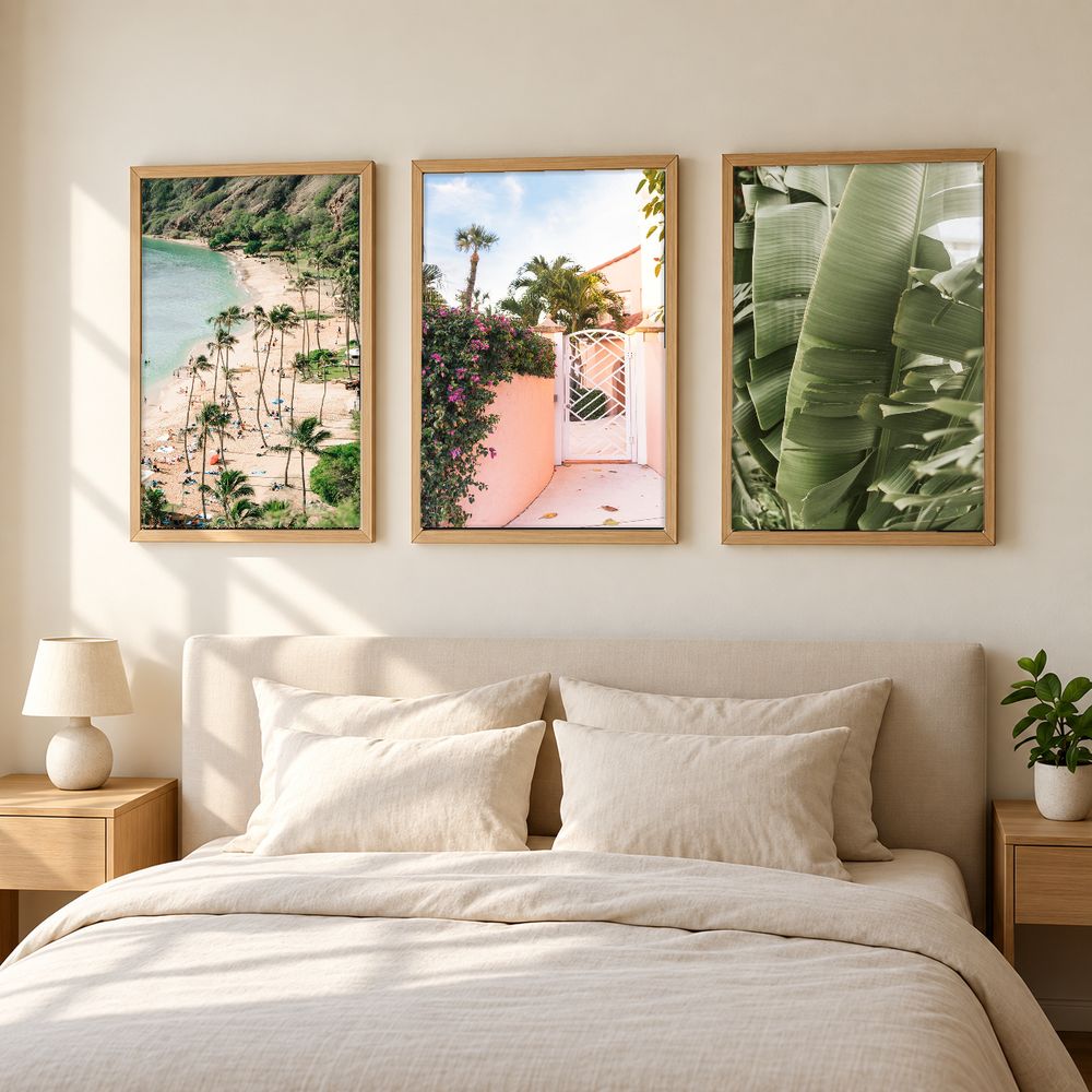 Set de 3 cuadros decorativos que combinan