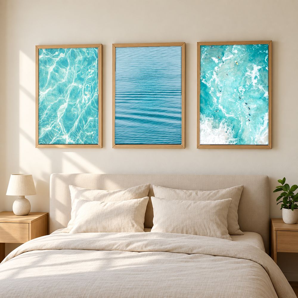 Set de 3 cuadros decorativos que combinan