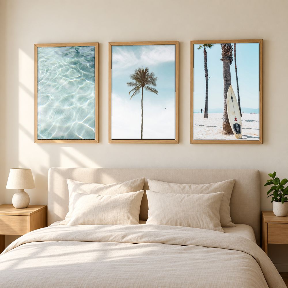 Set de 3 cuadros decorativos que combinan