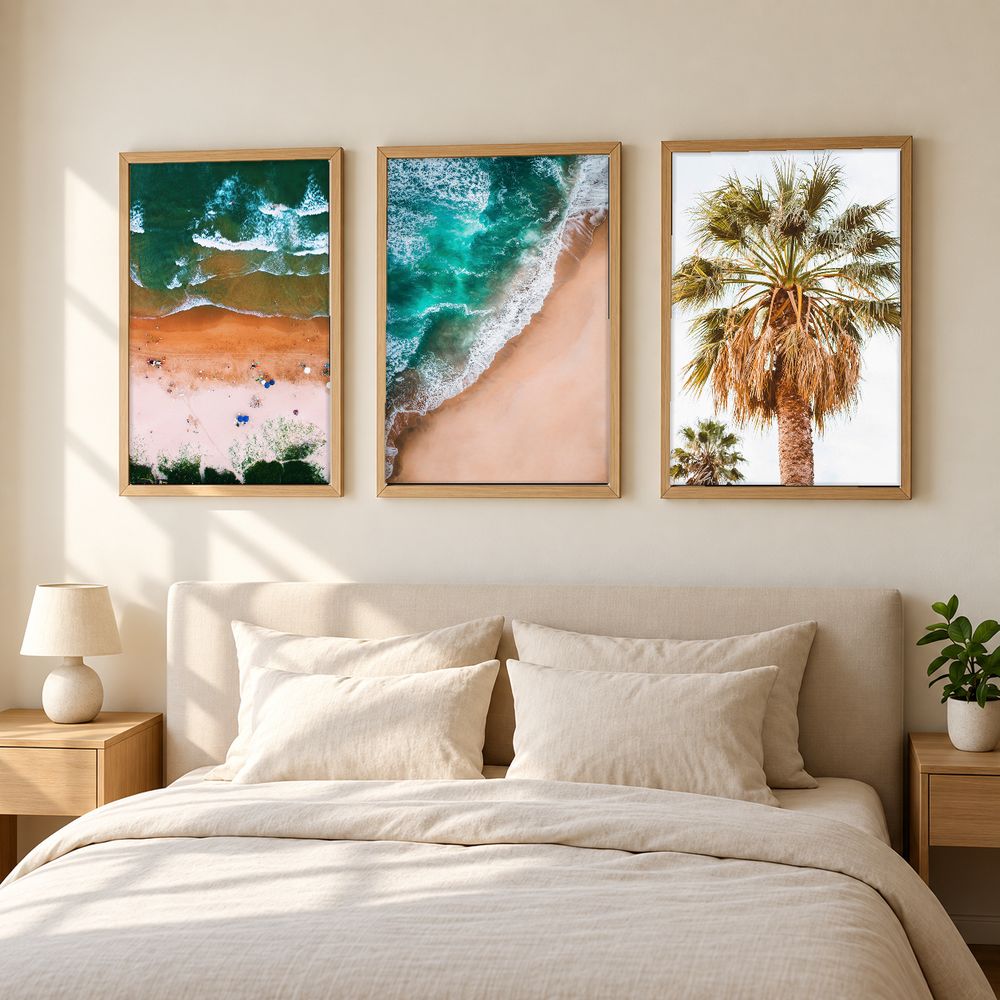 Set de 3 cuadros decorativos que combinan